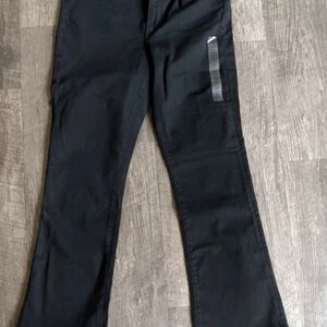 American Eagle Black Jeans Womens Pant Size 16 short bootcut denim stretch Plus